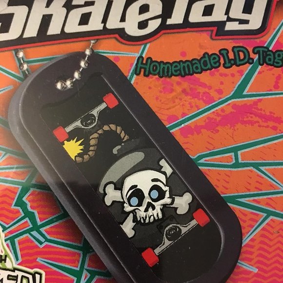 Incredible Shrinking Skate Tag Homemade ID Tags, Luggage Tags, Lot of 4 - Picture 11 of 13